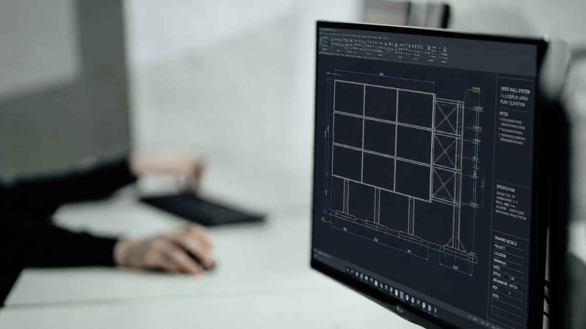 Architectural design presentation space