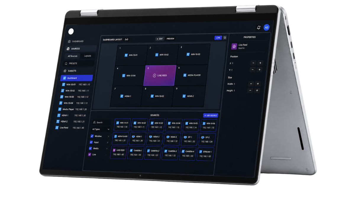 Commandant operator control interface