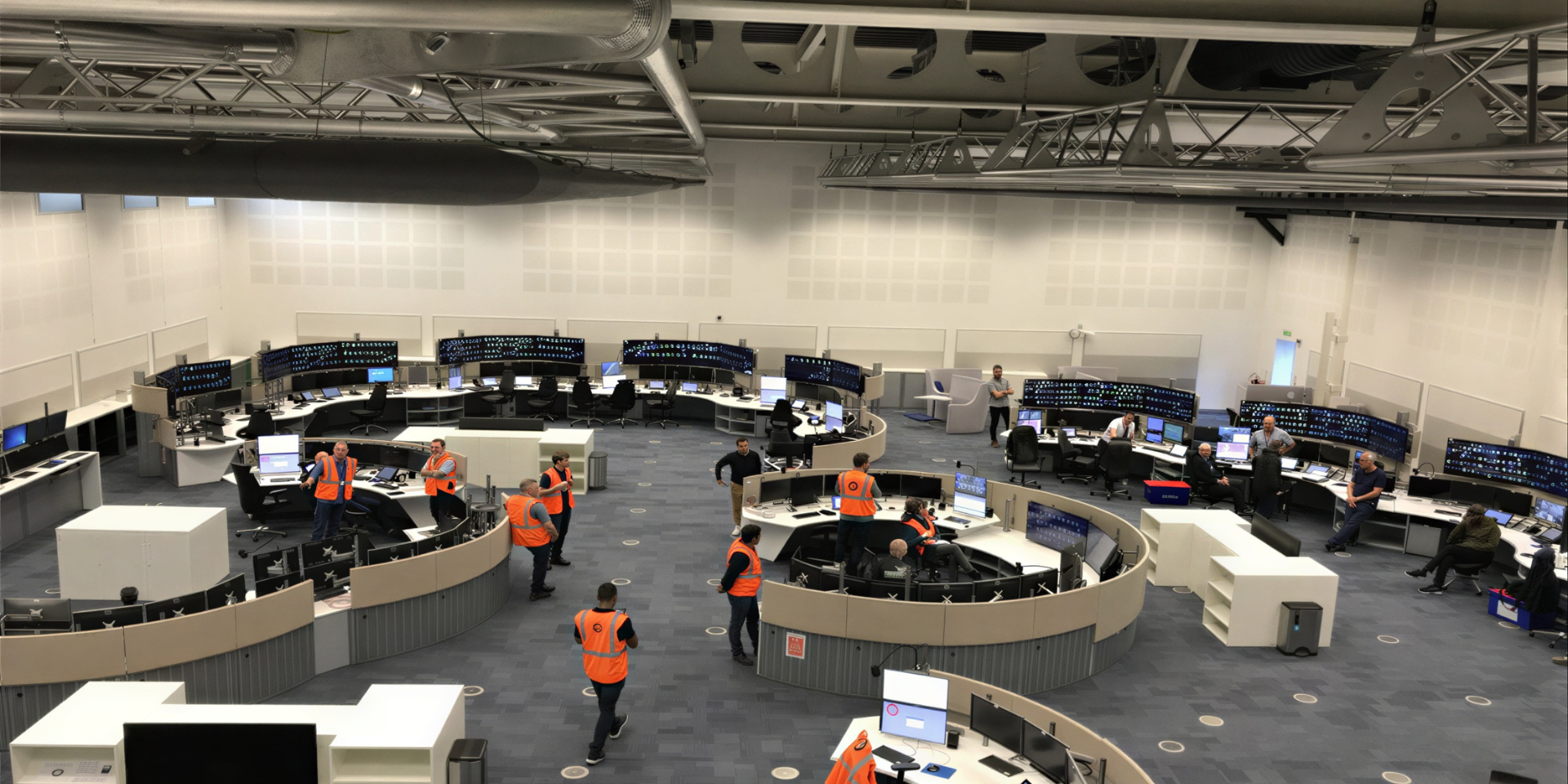 Transport control room display wall