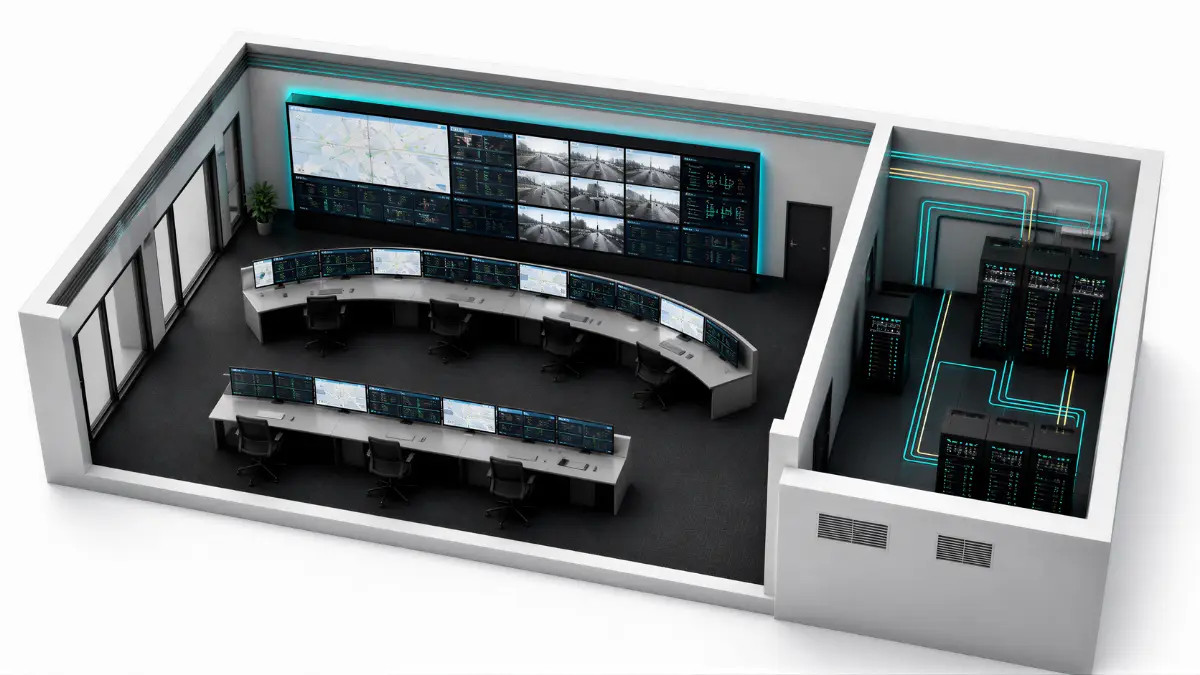 Control room layout design visualisation