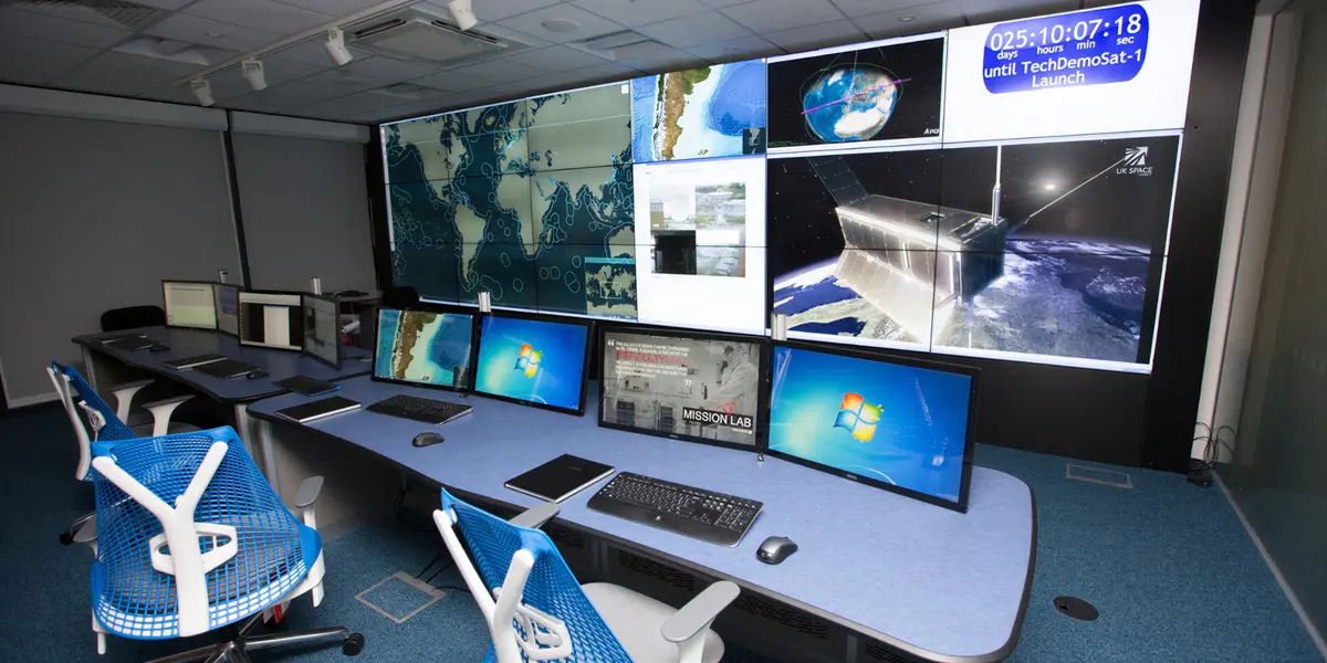 Mission operations control room