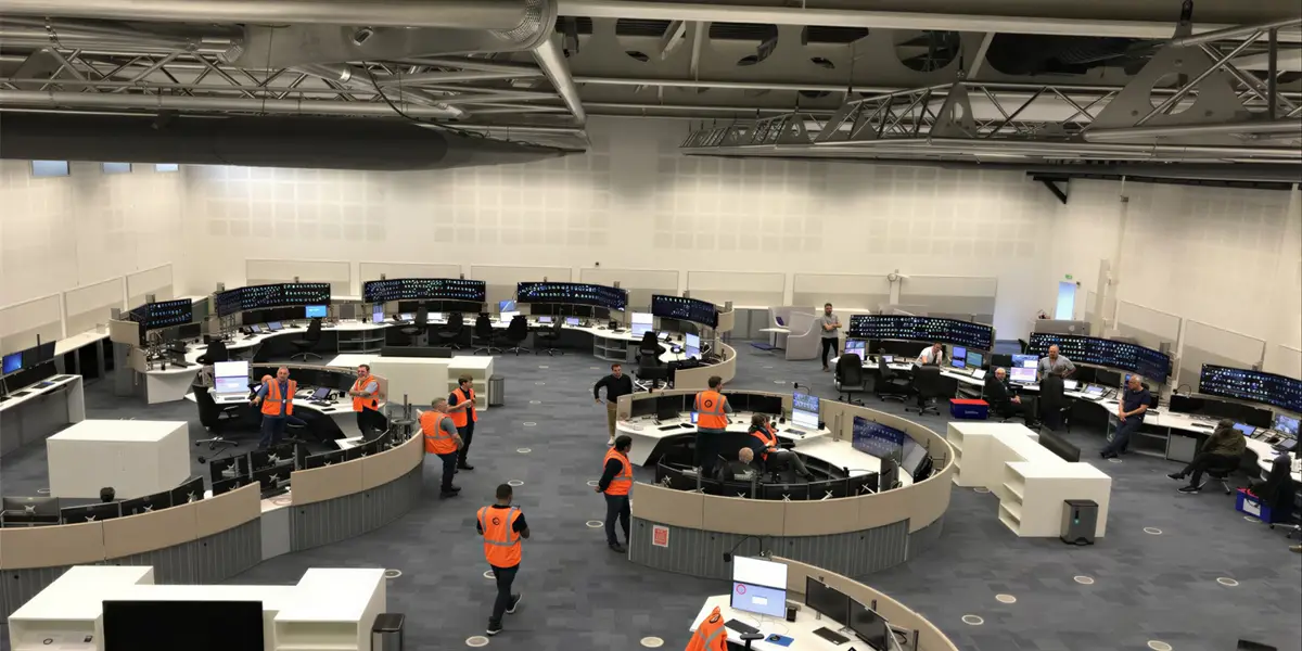 Transport control room display wall