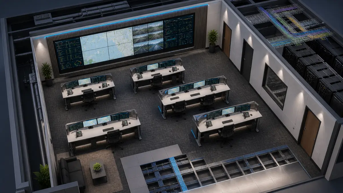 Control room full environment fit-out