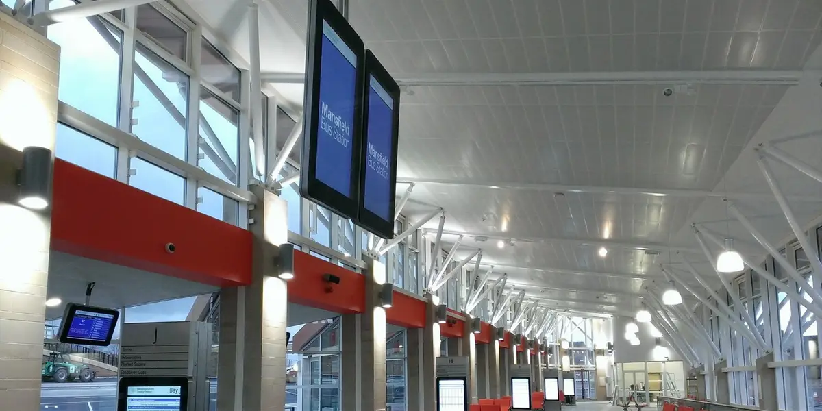 Passenger information display network