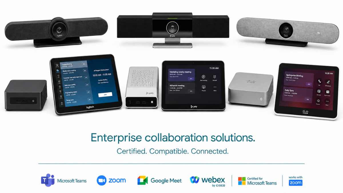 All in one video conferencing bar
