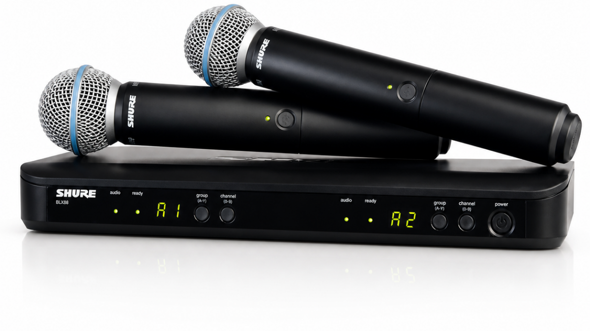 Professional microphones for AV audio systems